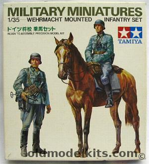 Tamiya 1/35 Wehrmacht Mounted Infantry Set, MM153 plastic model kit